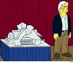 Yıldız Mimar Frank Gehry "The Simpsons"da